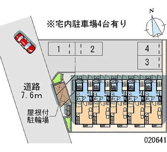 ★手数料０円★蒲郡市神明町　月極駐車場（LP）